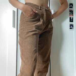 brown corduroy pants